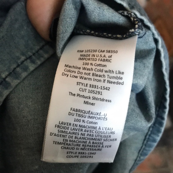 Current Elliot Pintuck Shirtdress - Picture 8 of 8